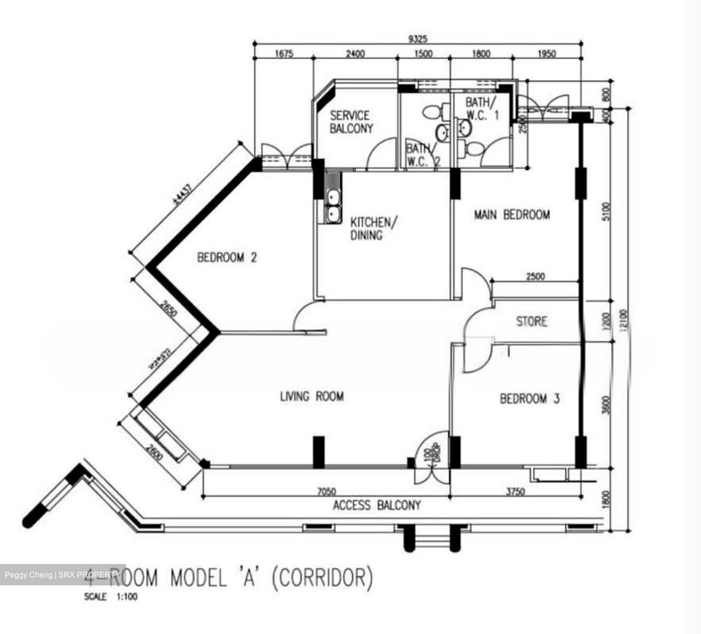 Blk 708 Choa Chu Kang Street 53 (Choa Chu Kang), HDB 4 Rooms #530654391